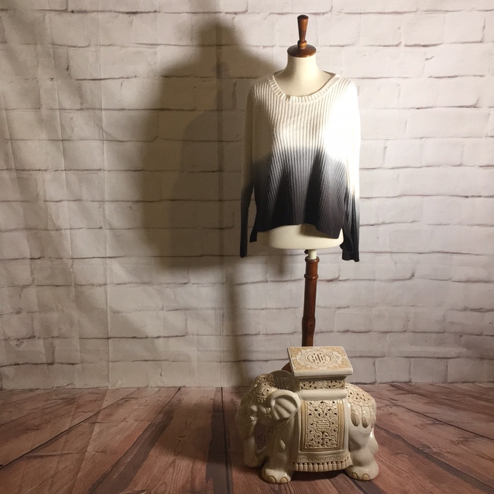 Topshop Dip Dye Ombre Sweater